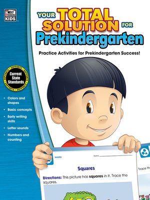 cover image of Your Total Solution for Prekindergarten Workbook